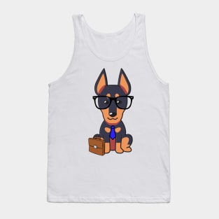 Funny alsatian is on the way to work Tank Top